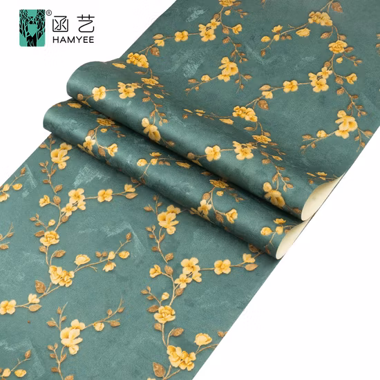 Wall Paper Roll Home Decoration PVC Non Woven Wall Decor 3D 4D Wallpaper Luxury Glitter for Sale