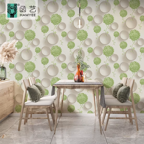 Rouleau de papier peint décoration de la maison PVC Non tissé décor mural 3D 4D papier peint paillettes de luxe à vendre