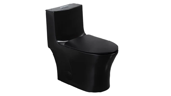 Cupc Sanitaires Style Américain Standard Moderne Salle De Bains Wc Céramique Vert Eau Placard Cuvette Au Sol Porcelaine Smart Matt Noir One Piece Toilette