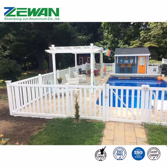 Balustrade en verre sans cadre horizontale de confidentialité d'OEM/ODM escalier personnalisé moderne en métal/aluminium/fer balustrade de balcon/clôture de balustrade de conception en bois pour piscine/balcon