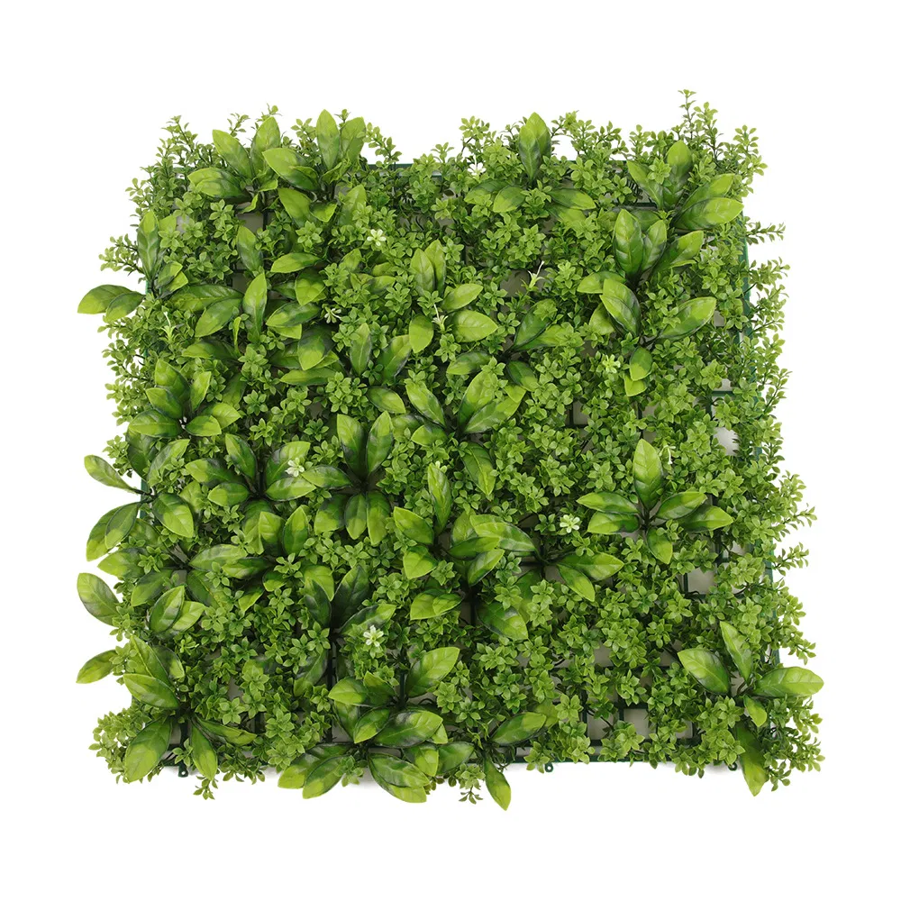 Fausse plante décorative d'intérieur pour jardin, feuilles vertes, gazon artificiel en plastique, décoration florale, panneau de haie verte, offre spéciale